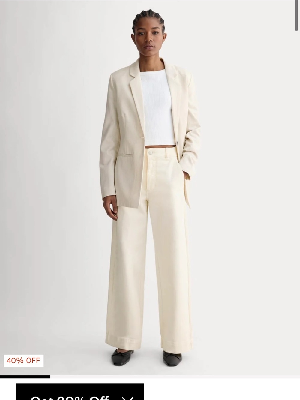 Everlane THE UTILITY WIDE-LEG PANT 4R